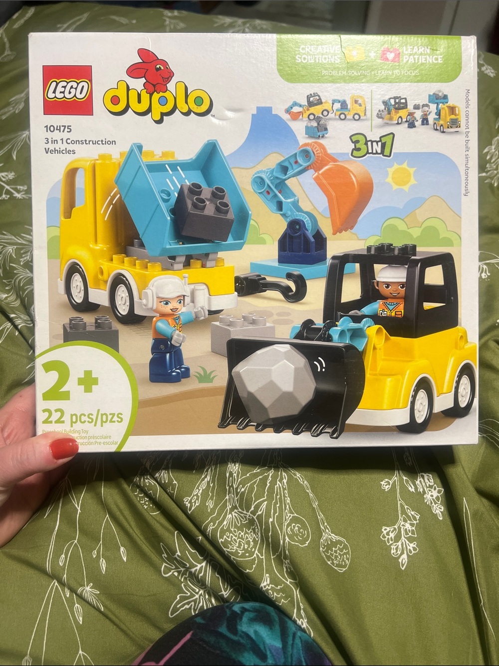 Lego 3-in-1 Construction Vehicles Toy Set - Yellow/Blue